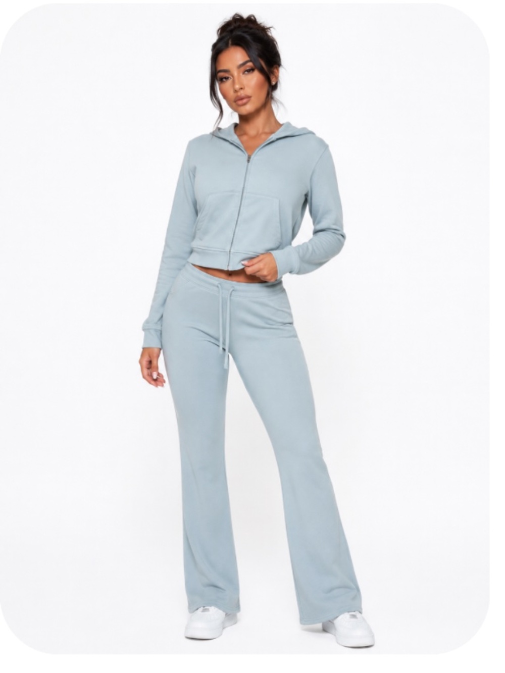 SKIMS French Terry 2 Piece Tracksuit Opal Size Small